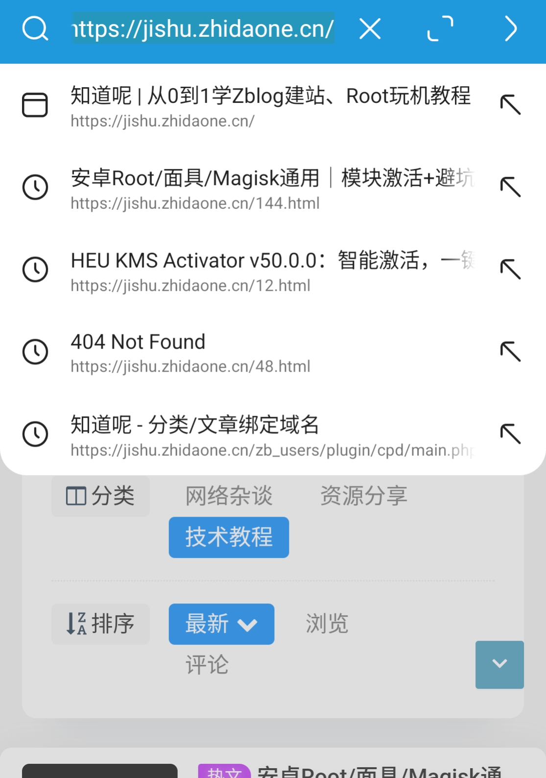 分享一款zblog二级域名绑定分类的插件